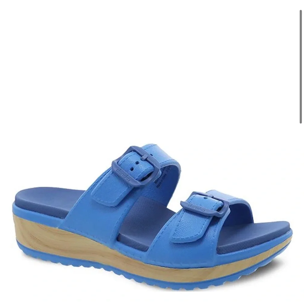 Dansko Kandi Buckle Slide Sandals. - Picture 4 of 11